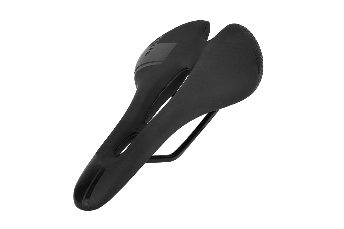 Седло ZEUS Z-S20 Road 280*138mm,рельсы сталь,анатомическое,черное,305гр